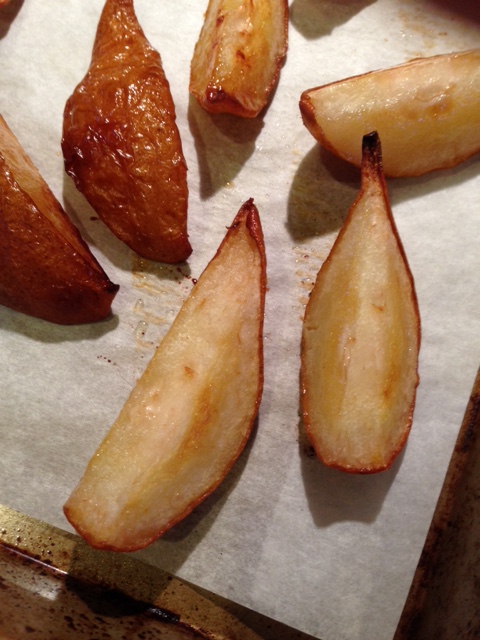 Roasted Bosch pears